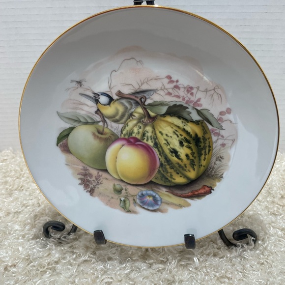 Vintage Neiman Marcus Birds and Fruit Set of 5 West Germany Elegant - Picture 2 of 16